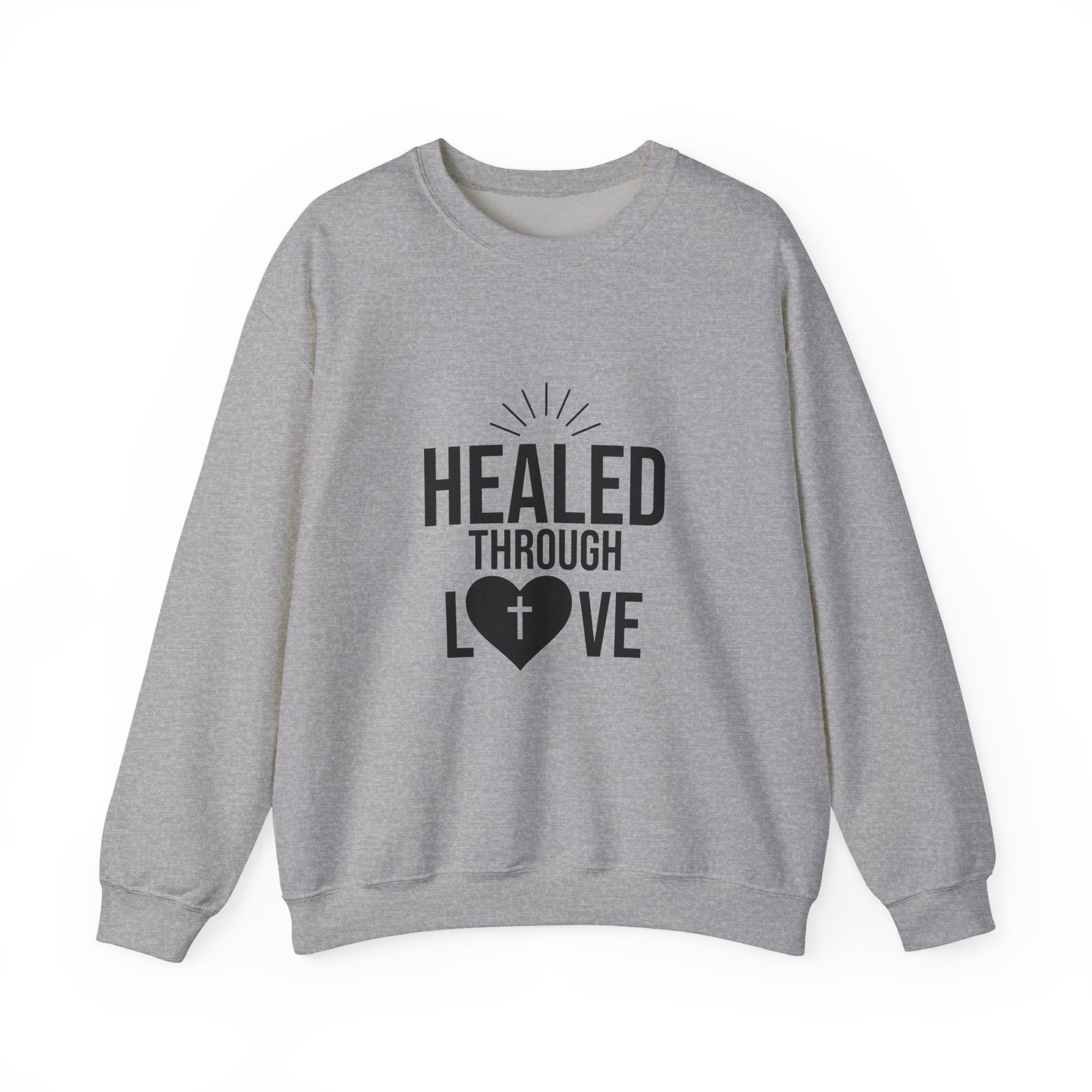 Unisex Crewneck Sweatshirt - 'Healed Through Love'