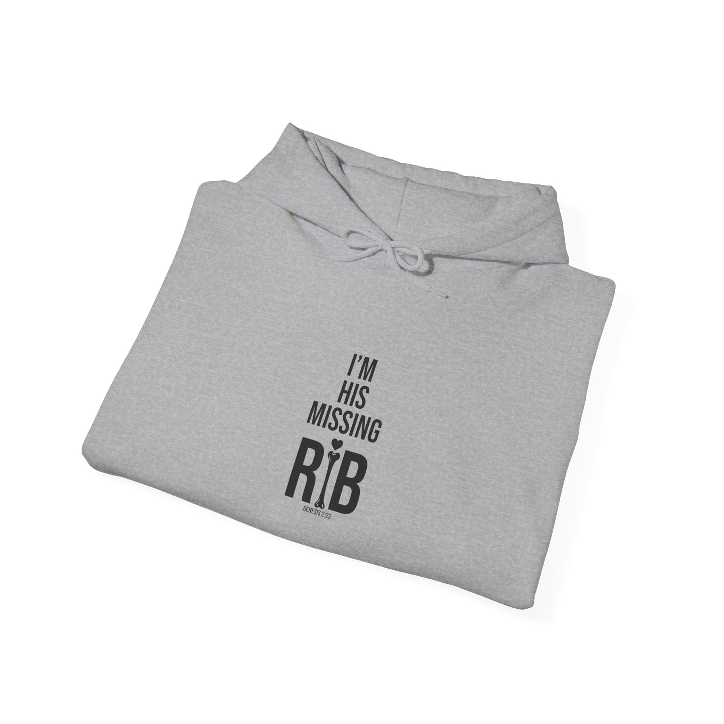 Heavy Blend Hooded Sweatshirt  'I'm his missing rib'