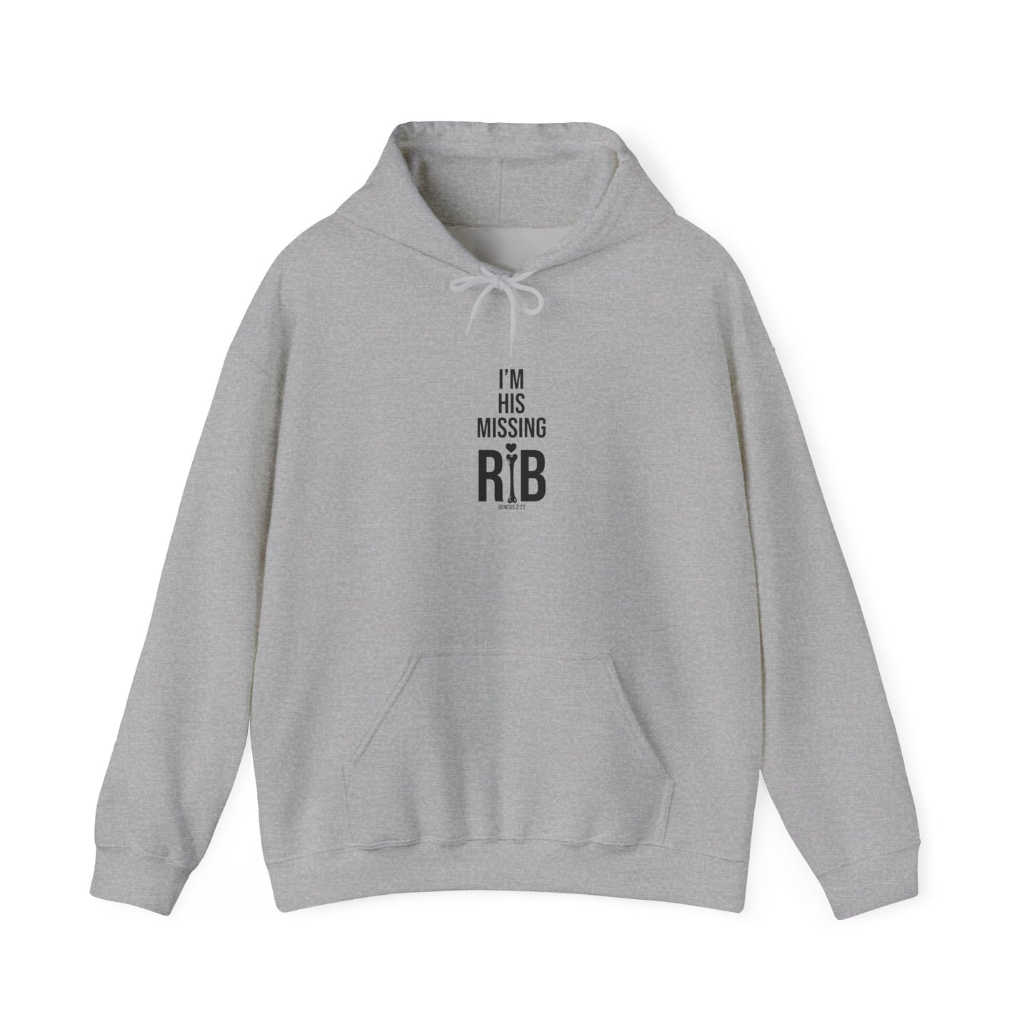 Heavy Blend Hooded Sweatshirt  'I'm his missing rib'