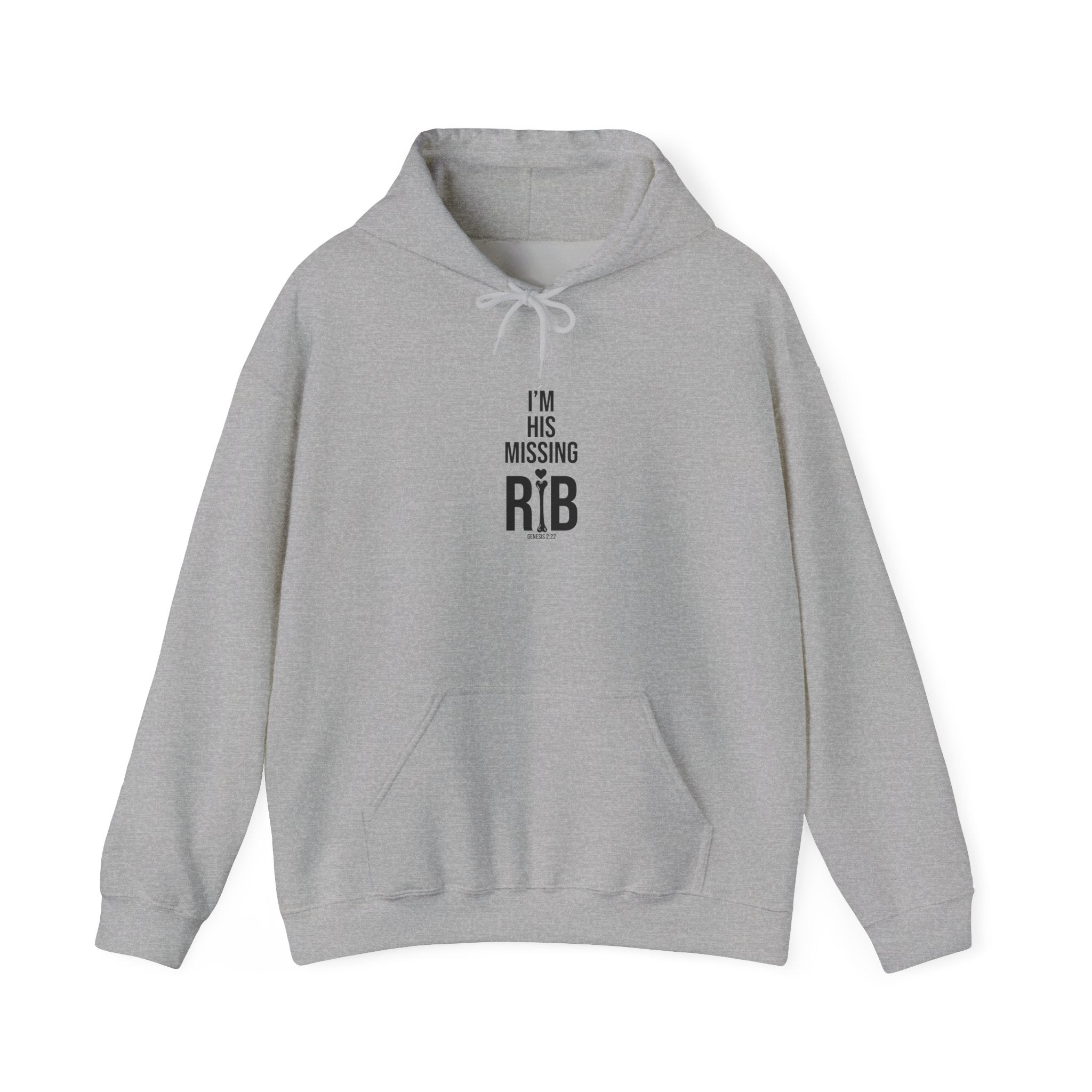Heavy Blend Hooded Sweatshirt  'I'm his missing rib'
